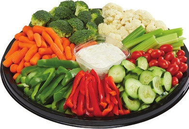 LARGE GARDEN VEGETABLE PLATTER
