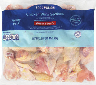 Food Lion Chicken Wing Sections