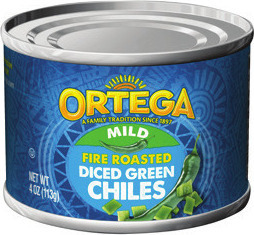 Ortega Mild Diced Green Chiles