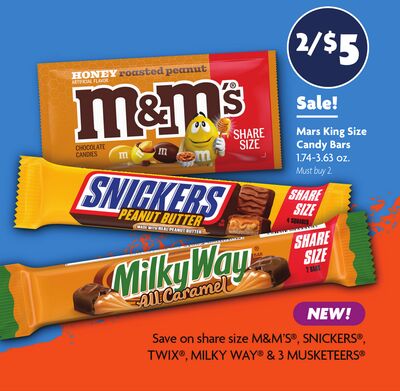 Mars King Size Candy Bars