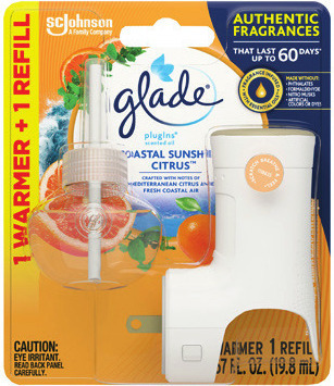 Glade PlugIns Scented Oil Warmer + Refill