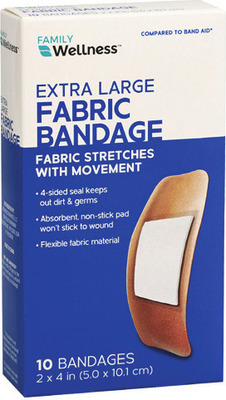 Family Wellness Extra Large Fabric Bandages