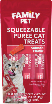 Family Pet Squeezable Puree Cat Treats