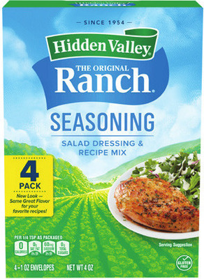 Hidden Valley Ranch Seasoning Dressing or Dip Dry Mix