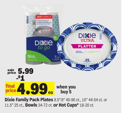 Dixie Family Pack Plates 8.5