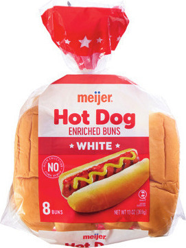 Meijer Hamburger or Hot Dog Buns