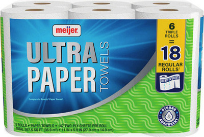 Meijer Ultra Paper Towels