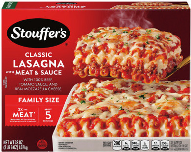 Stouffer's Family Size Frozen Meal*