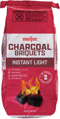 Meijer Original 16 lbs. or Instant Light Charcoal Briquets 12 lbs.