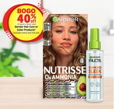 GARNIER Hair Care or Color Products