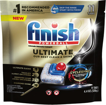Finish Ultimate Powerball Dishwasher Pods 11 ct. or Jet-Dry Rinse Aid* 8.45 oz.