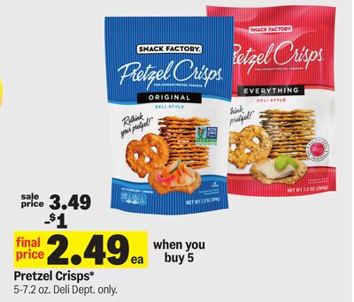 Pretzel Crisps*