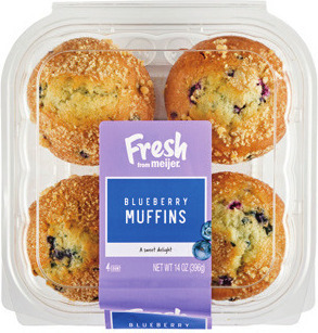 Fresh from Meijer 4 Ct. Unfilled Muffins or 12 Ct. Mini Muffins*