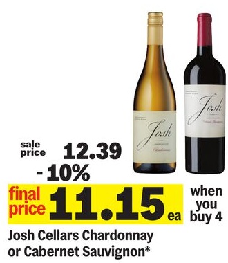 Josh Cellars Chardonnay or Cabernet Sauvignon*
