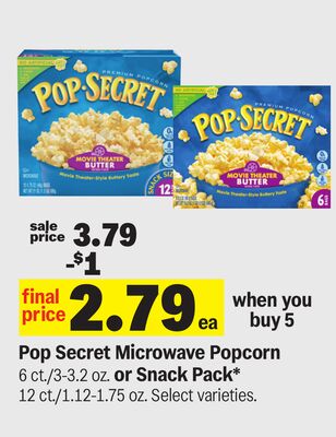 Pop Secret Microwave Popcorn