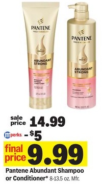 Pantene Abundant Shampoo or Conditioner*
