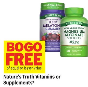 Nature's Truth Vitamins or Suplements*