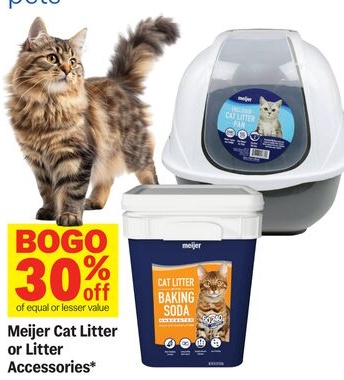 Meijer Cat Litter or Litter Accessories*