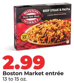 Boston Market entrée