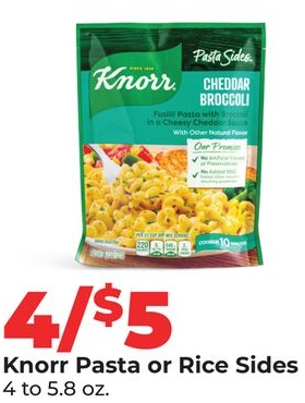 Knorr Pasta or Rice Sides