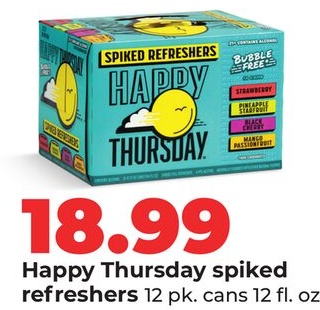 Happy Thursday spiked refreshers