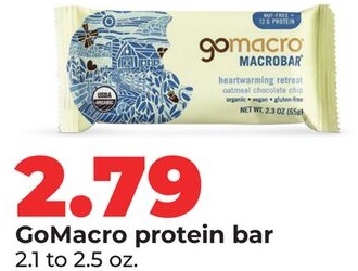GoMacro protein bar