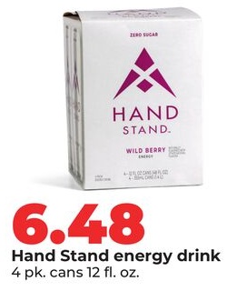 Hand Stand energy drink