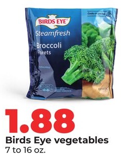 Birds Eye vegetables
