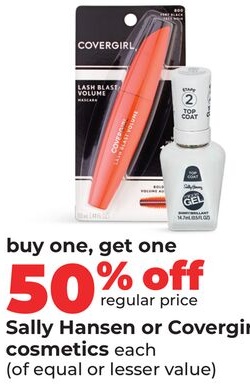 Sally Hansen or Covergirl cosmetics