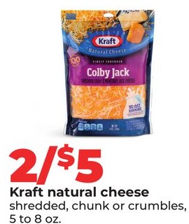Kraft natural cheese