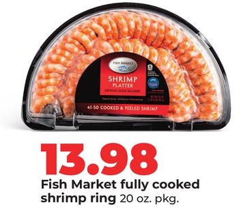Fish Market fully cooked shrimp ring