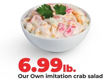 Our Own imitation crab salad
