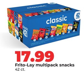 Frito-Lay multipack snacks