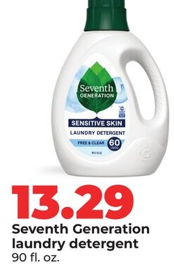 Seventh Generation laundry detergent