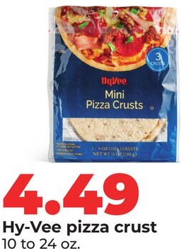 Hy-Vee pizza crust