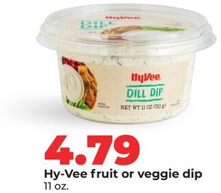 Hy-Vee fruit or veggie dip