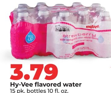 Hy-Vee flavored water