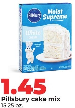 Pillsbury cake mix