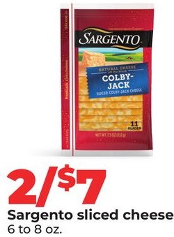 Sargento sliced cheese