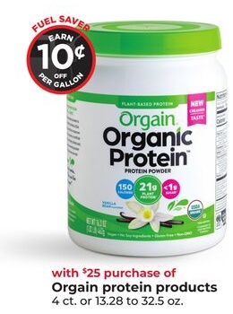 Orgain protein products