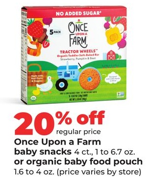 Once Upon a Farm baby snacks