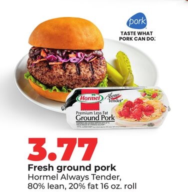 Fresh ground pork
