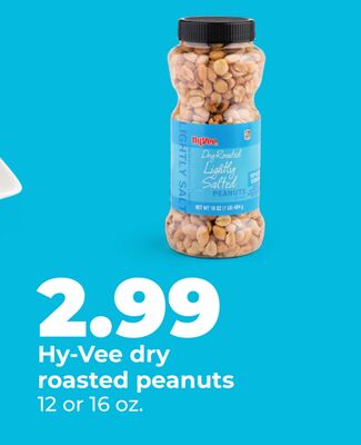Hy-Vee dry roasted peanuts