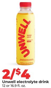 Unwell electrolyte drink