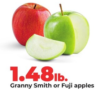 Granny Smith or Fuji apples