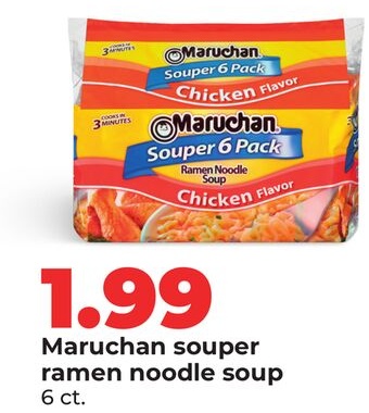 Maruchan souper ramen noodle soup