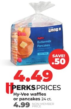 Hy-Vee waffles or pancakes