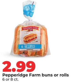 Pepperidge Farm buns or rolls