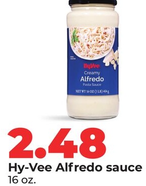 Hy-Vee Alfredo sauce