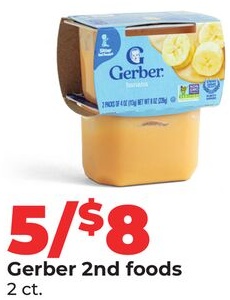 Gerber 2nd foods
